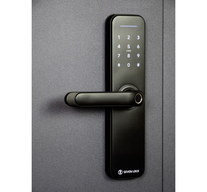 Умный дверной биометрический замок SEVEN LOCK SL-7766BF