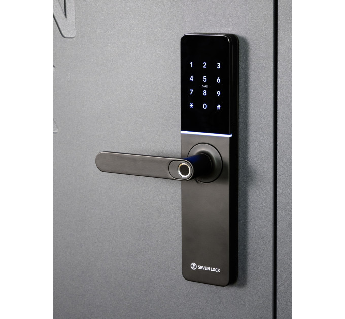 Умный дверной биометрический замок SEVEN LOCK SL-7779BFW-Т