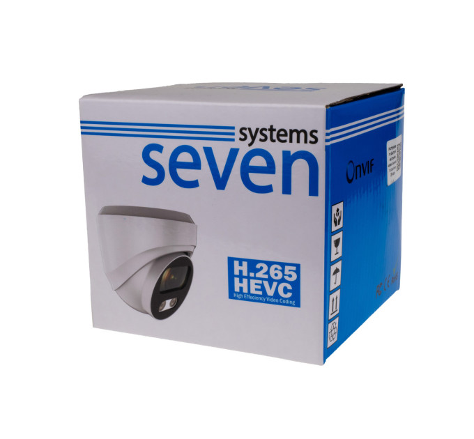 IP-відеокамера 2 Мп SEVEN IP-1002PA white 2,8 мм