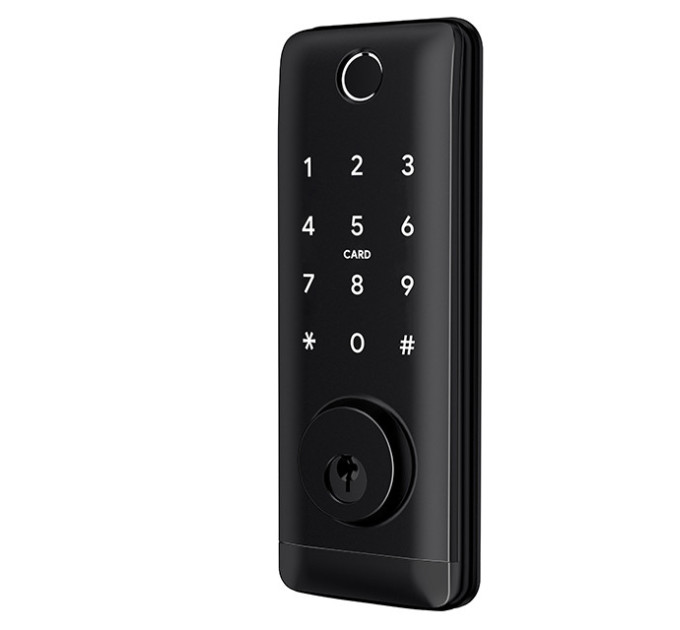 Умный биометрический дверной замок SEVEN LOCK SL-7764BF black