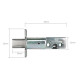 Умный биометрический дверной замок SEVEN LOCK SL-7764BF black
