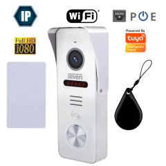 IP-панель виклику з вбудованим зчитувачем карт MIFARE SEVEN CP-7500FHD-Wi-Fi white IP-панель виклику з вбудованим зчитувачем карт MIFARE SEVEN CP-7500FHD-Wi-Fi white
