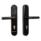 Розумний дверний біометричний замок SEVEN LOCK SL-7768BF (85мм) black
