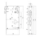 Умный биометрический дверной замок SEVEN LOCK SL-7775BF black