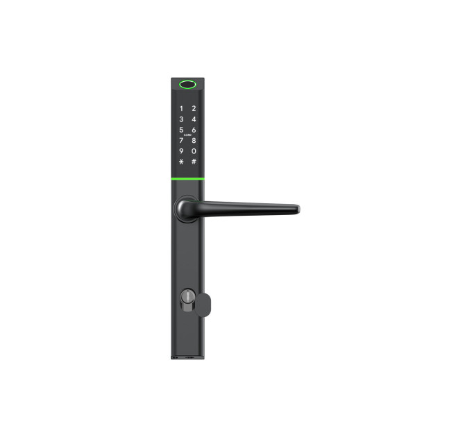 Умный дверной биометрический замок SEVEN LOCK SL-7763BF black