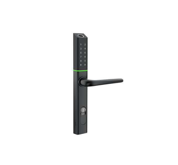 Умный дверной биометрический замок SEVEN LOCK SL-7763BF black