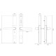 Умный дверной биометрический замок SEVEN LOCK SL-7763BF black
