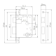 Умный дверной биометрический замок SEVEN LOCK SL-7740BF black