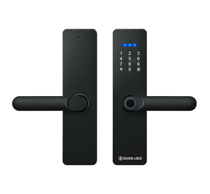 Умный дверной биометрический замок SEVEN LOCK SL-7740BF black Умный дверной биометрический замок SEVEN LOCK SL-7740BF black