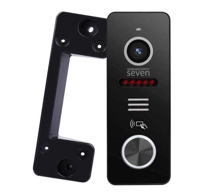 Виклична панель домофону з вбудованим зчитувачем карток EM-Marin SEVEN CP-7502F RFID black