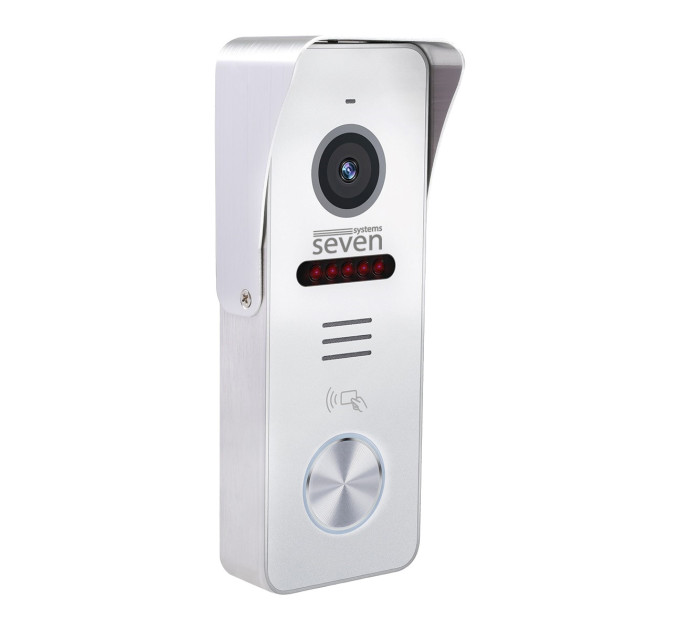 Вызывная панель домофона со встроенным считывателем карт EM-Marin SEVEN CP-7502F RFID white