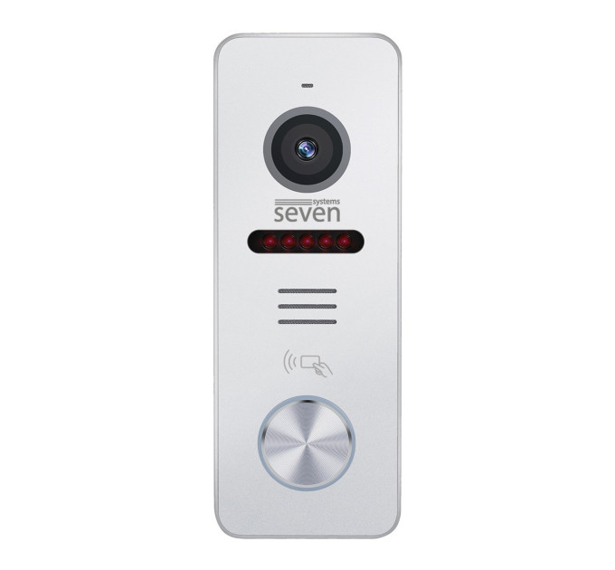 Вызывная панель домофона со встроенным считывателем карт EM-Marin SEVEN CP-7502F RFID white