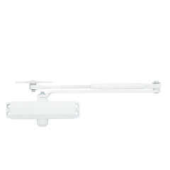 Дотягувач дверей 40-65 кг SEVEN DC-7742HP white (механізм блокування двері)