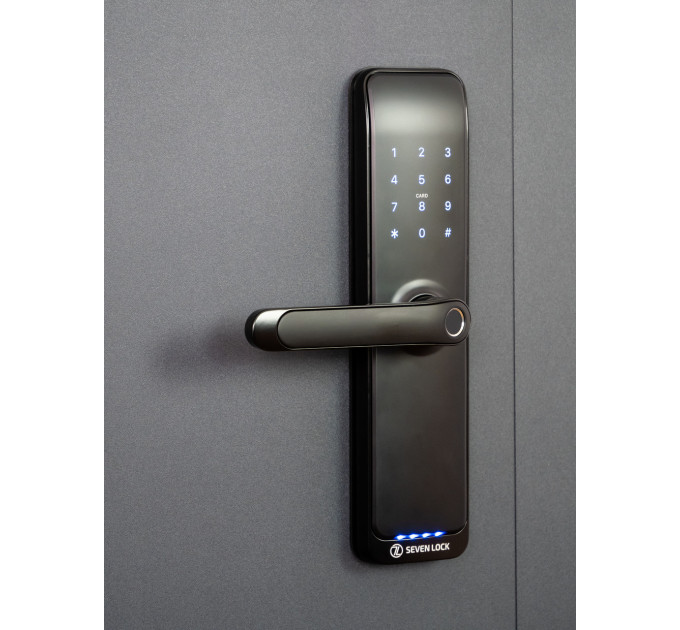 Розумний дверний біометричний замок SEVEN LOCK SL-7767BFW