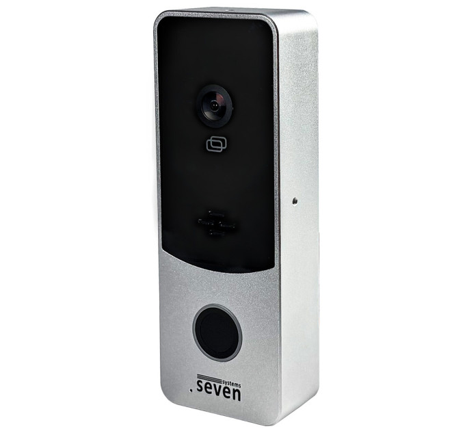 Виклична панель домофону з вбудованим контролером SEVEN CP-7508 FHD silver