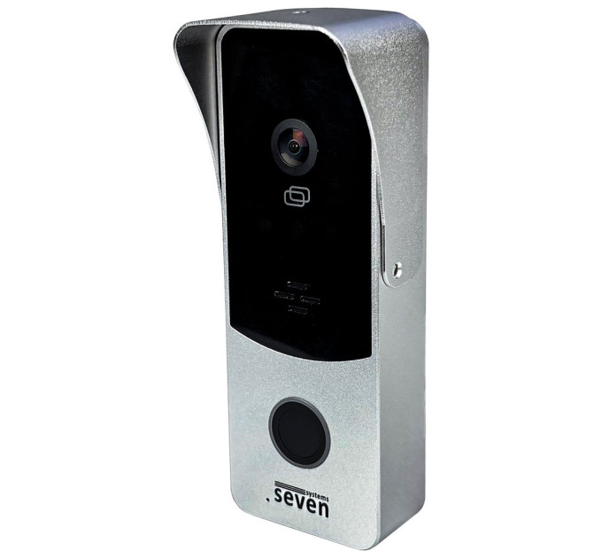 Виклична панель домофону з вбудованим контролером SEVEN CP-7508 FHD silver