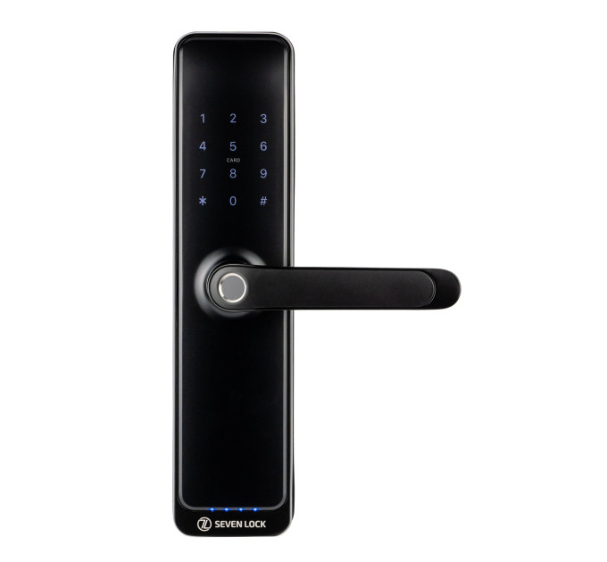 Розумний дверний біометричний замок SEVEN LOCK SL-7767BFW-T