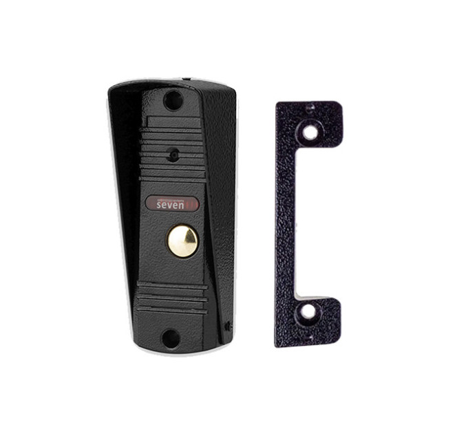 Комплект домофону 4 дюйми з панеллю виклику SEVEN DP–7542 Kit black