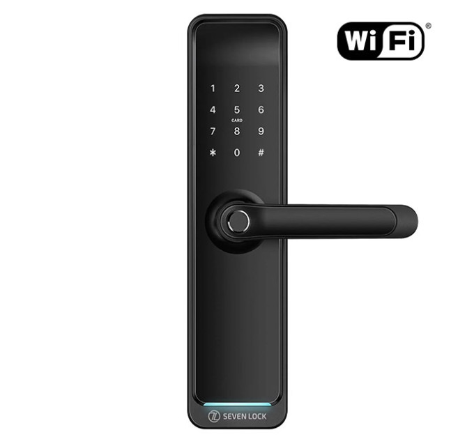 Розумний дверний біометричний замок SEVEN LOCK SL-7767BFW-T Розумний дверний біометричний замок SEVEN LOCK SL-7767BFW-T