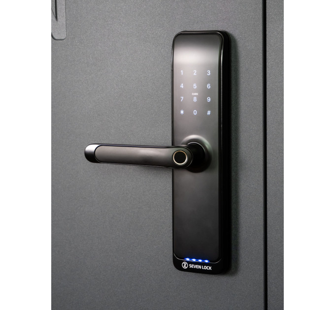 Розумний дверний біометричний замок SEVEN LOCK SL-7767BFW-T