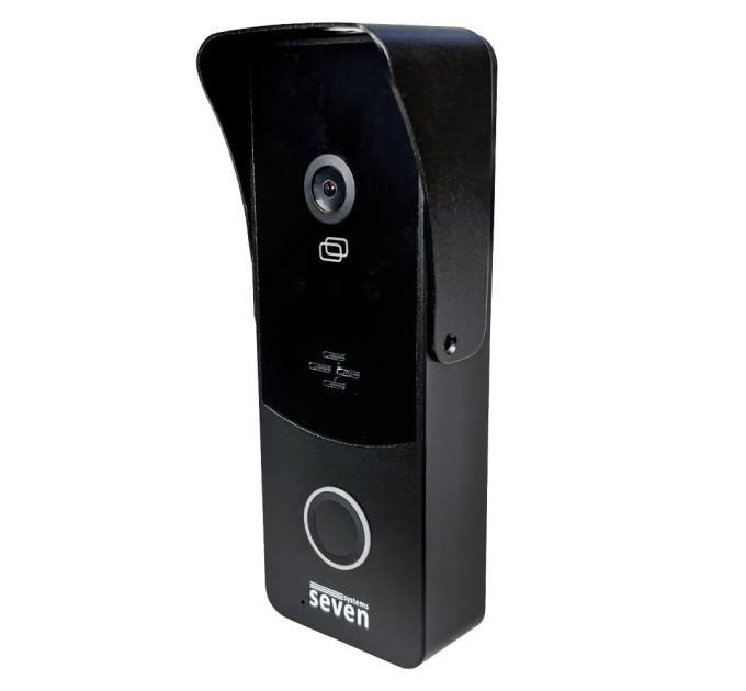 Виклична панель домофону з вбудованим контролером SEVEN CP-7508 FHD black