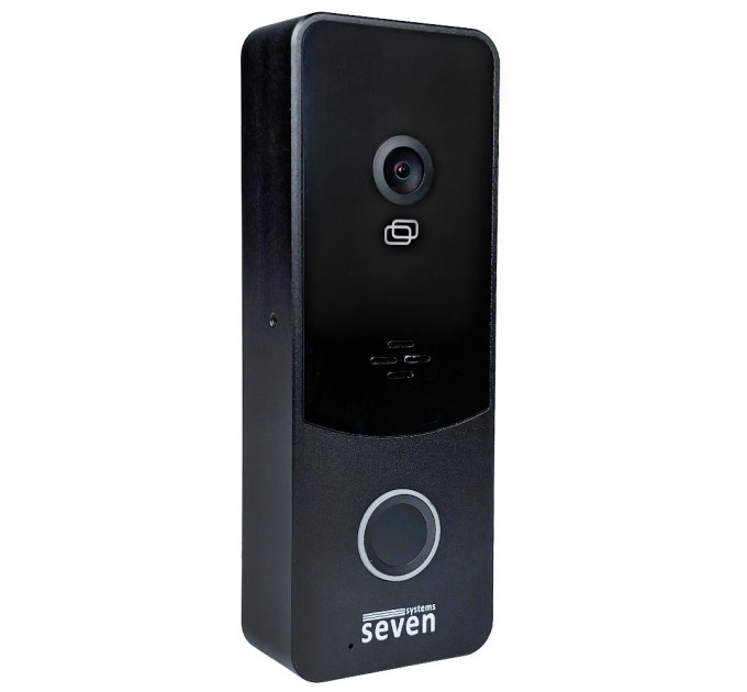 Виклична панель домофону з вбудованим контролером SEVEN CP-7508 FHD black
