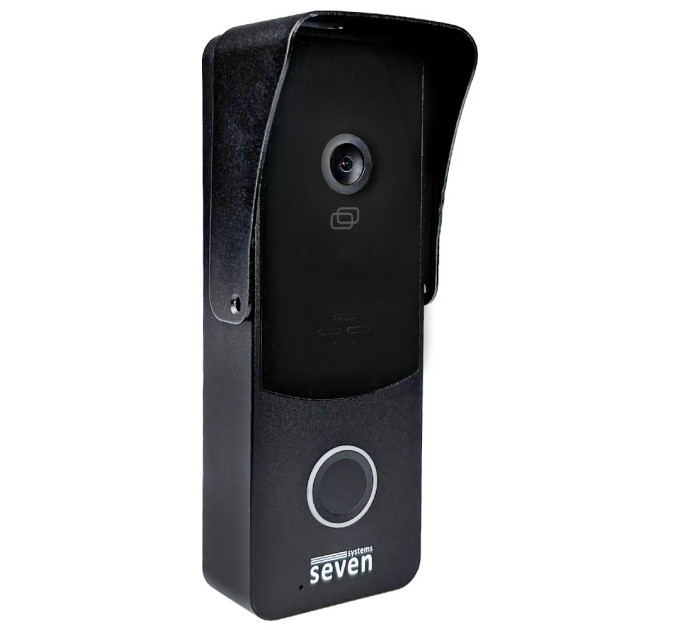 Виклична панель домофону з вбудованим контролером SEVEN CP-7508 FHD black