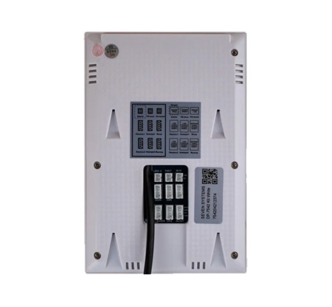 Комплект домофона 4 дюйма с вызовной панелью SEVEN DP–7542 Kit white