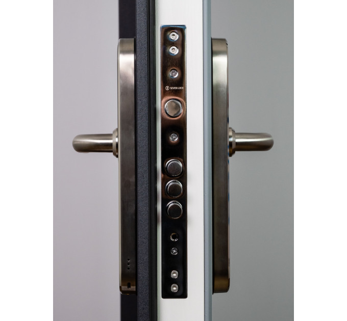 Умный биометрический дверной замок SEVEN LOCK SL-7768BF silver