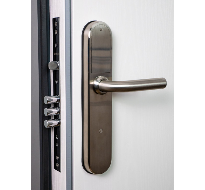 Умный биометрический дверной замок SEVEN LOCK SL-7768BF silver