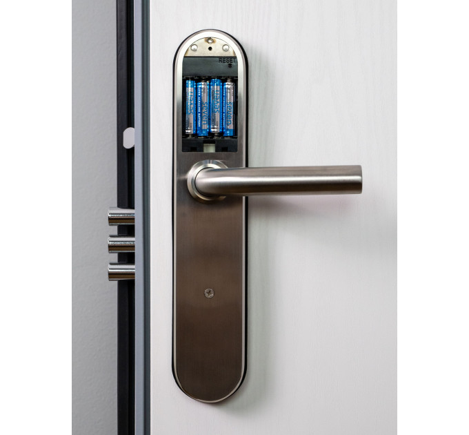 Умный биометрический дверной замок SEVEN LOCK SL-7768BF silver