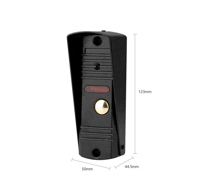 Вызывная панель домофона SEVEN CP-7506 black