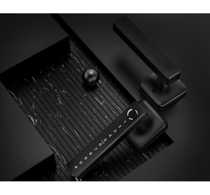 Умный дверной биометрический замок SEVEN LOCK SL-7738BF