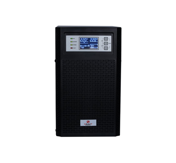 Джерело безперебійного живлення KRF-T3000VA/2400W(LCD) Pro Online UPS Kraft