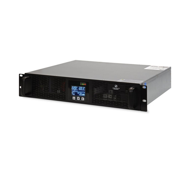Джерело безперебійного живлення Kraft KRF-RM/3000VA/3KW/Ex Pro Online UPS під зовнішній акумулятор