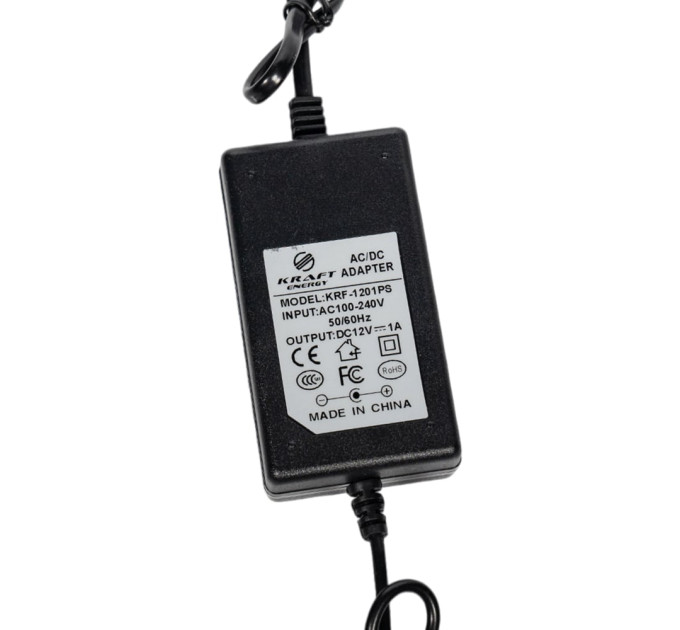 Блок живлення KRF-1201PS Kraft 12V/1A