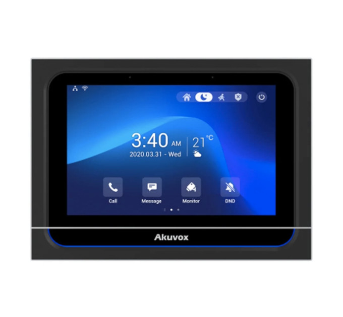 Видеодомофон 7” WiFi Akuvox X933W SIP Black Android с Bluetooth