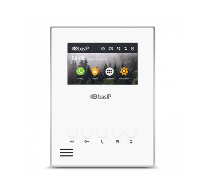 Видеодомофон AU-04LA White BAS-IP