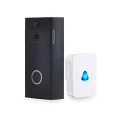 Дверной WiFi звонок 2Mp Light Vision VLC-01IVP Black с ИК-датчиком движения