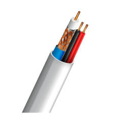 Кабель коаксиальный RG-59+2*0.5 CU 0.8mm Indoor ОS-структура Trinix 305m Кабель коаксиальный RG-59+2*0.5 CU 0.8mm Indoor ОS-структура Trinix 305m