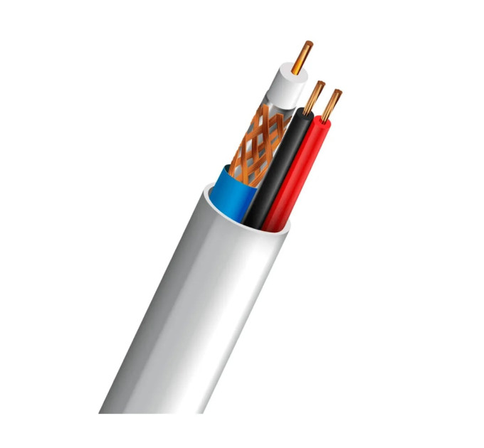Кабель коаксиальный RG-59+2*0.5 CU 0.8mm Indoor ОS-структура Trinix 305m Кабель коаксиальный RG-59+2*0.5 CU 0.8mm Indoor ОS-структура Trinix 305m