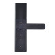 Замок биометрический автономный Trinix TRL-5108BTF Black Left с Bluetooth, считывателем отпечатков пальцев и карт Mifare