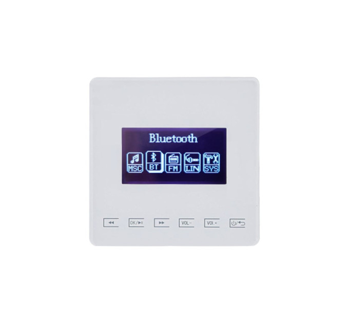 Підсилювач настінний двоканальний CMX A5 Bluetooth/USB/FM 2x15W