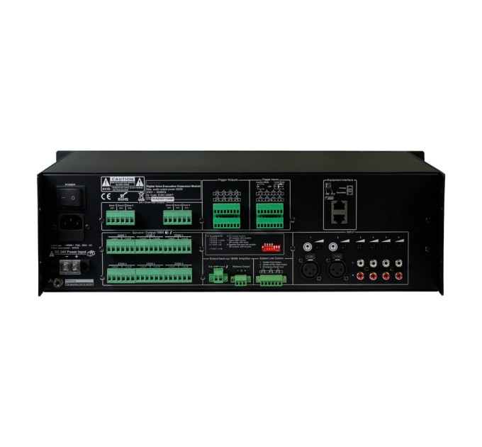 Розширювач зон CMX EVAC-500RT, 6 зон, 19"