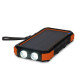 Повербанк с солнечной панелью 20000mAh Power Bank Kraft TPB-1820SLP Orange беспроводная зарядка 18W QC2.0 LED-фонарь