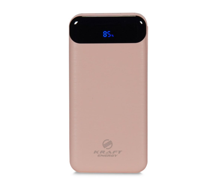 Повербанк 20000mAh Power Bank Kraft TPB-2020 Pink 22.5W QC3.0 Повербанк 20000mAh Power Bank Kraft TPB-2020 Pink 22.5W QC3.0