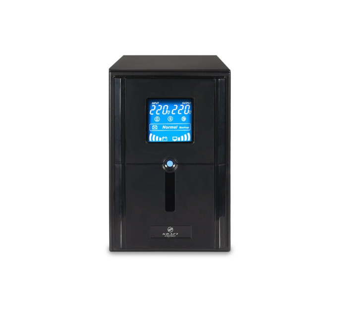 Источник бесперебойного питания Kraft KRF-PSW1000VA/800W(LCD)24V UPS под внешний аккумулятор