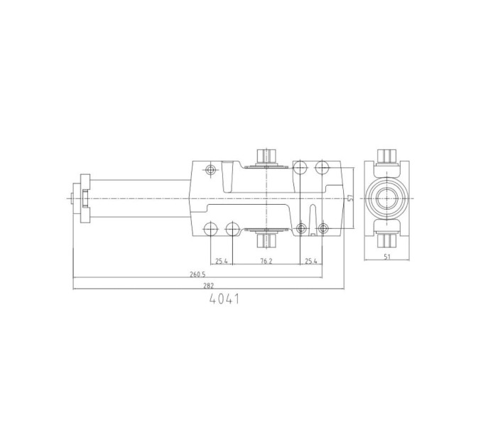 Дверний доводчик Dortec DT-4041