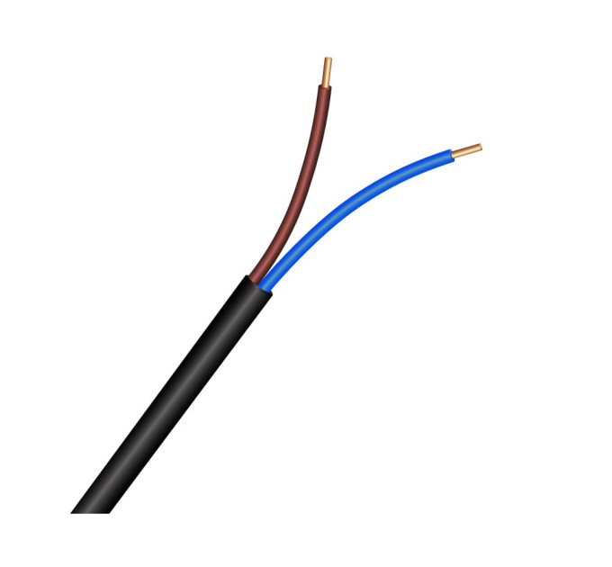 Кабель силовий Укркабель ВВГнгд-0.66 2x1