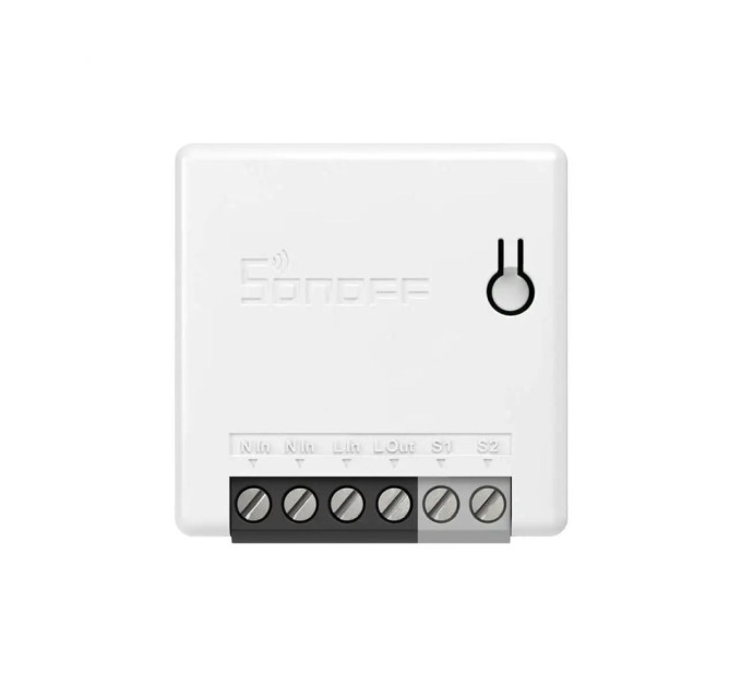 Умное Wi-Fi реле Sonoff Mini R2 Умное Wi-Fi реле Sonoff Mini R2